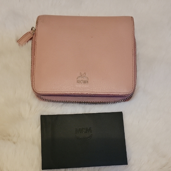 MCM Handbags - MCM Blush Pink Leather Wallet